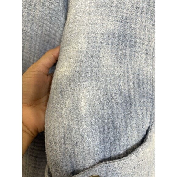 Universal Thread Women Medium Jacket Blue Tie-Dye Bomber Sky Clouds Artist Dream - Picture 15 of 15